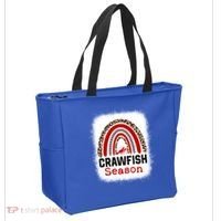 Bleached Craw Fish Season Leopard Crawfish Boil Lobster Great Gift Tote Bag thumb 2