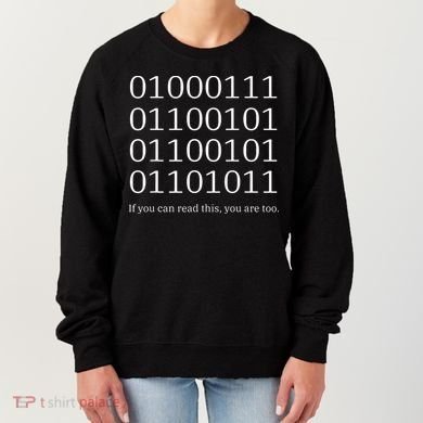 Binary Code Funny Computer Science Programmer Coding Women's Sweatshirt