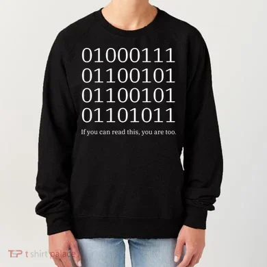 Binary Code Funny Computer Science Programmer Coding Women's Sweatshirt