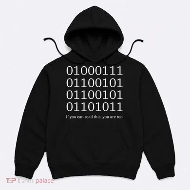 Binary Code Funny Computer Science Programmer Coding Hoodie