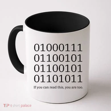 Binary Code Funny Computer Science Programmer Coding Coffee Mug