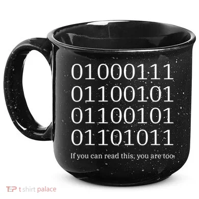 Binary Code Funny Computer Science Programmer Coding 15oz Campfire Ceramic Mug