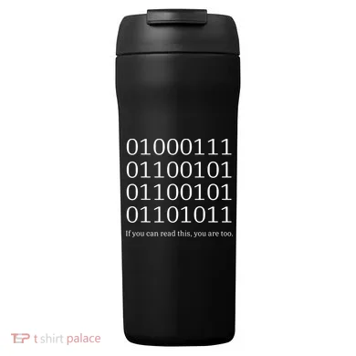 Binary Code Funny Computer Science Programmer Coding 24oz Duet Stainless Steel Tumbler