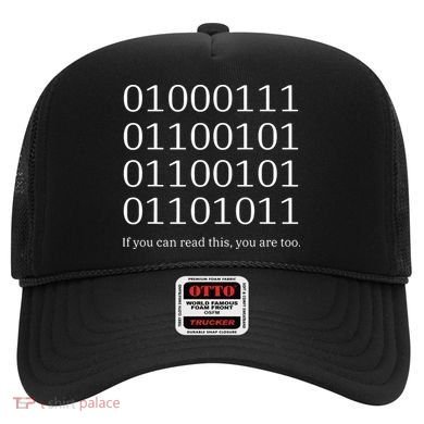 Binary Code Funny Computer Science Programmer Coding Hat
