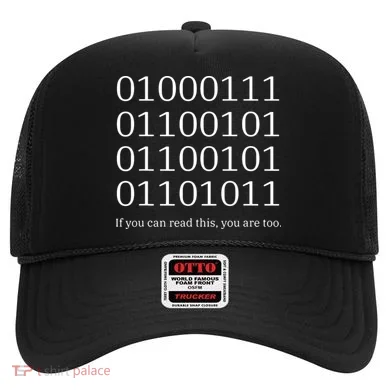Binary Code Funny Computer Science Programmer Coding Hat