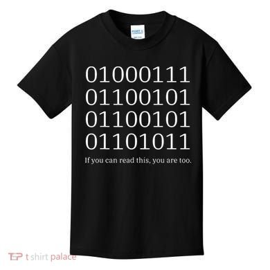 Binary Code Funny Computer Science Programmer Coding Kids T-Shirt