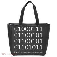 Binary Code Funny Computer Science Programmer Coding Tote Bag thumb 0