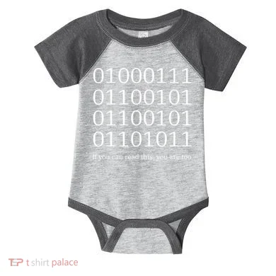 Binary Code Funny Computer Science Programmer Coding Infant Baby Jersey Bodysuit
