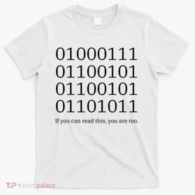 Binary Code Funny Computer Science Programmer Coding T-Shirt