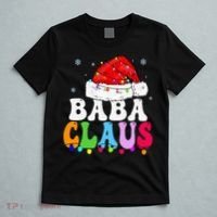 Baba Claus Funny Xmas Family Matching Grandma Christmas T-Shirt thumb 5