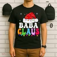 Baba Claus Funny Xmas Family Matching Grandma Christmas T-Shirt thumb 6