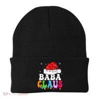 Baba Claus Funny Xmas Family Matching Grandma Christmas Beanie thumb 0