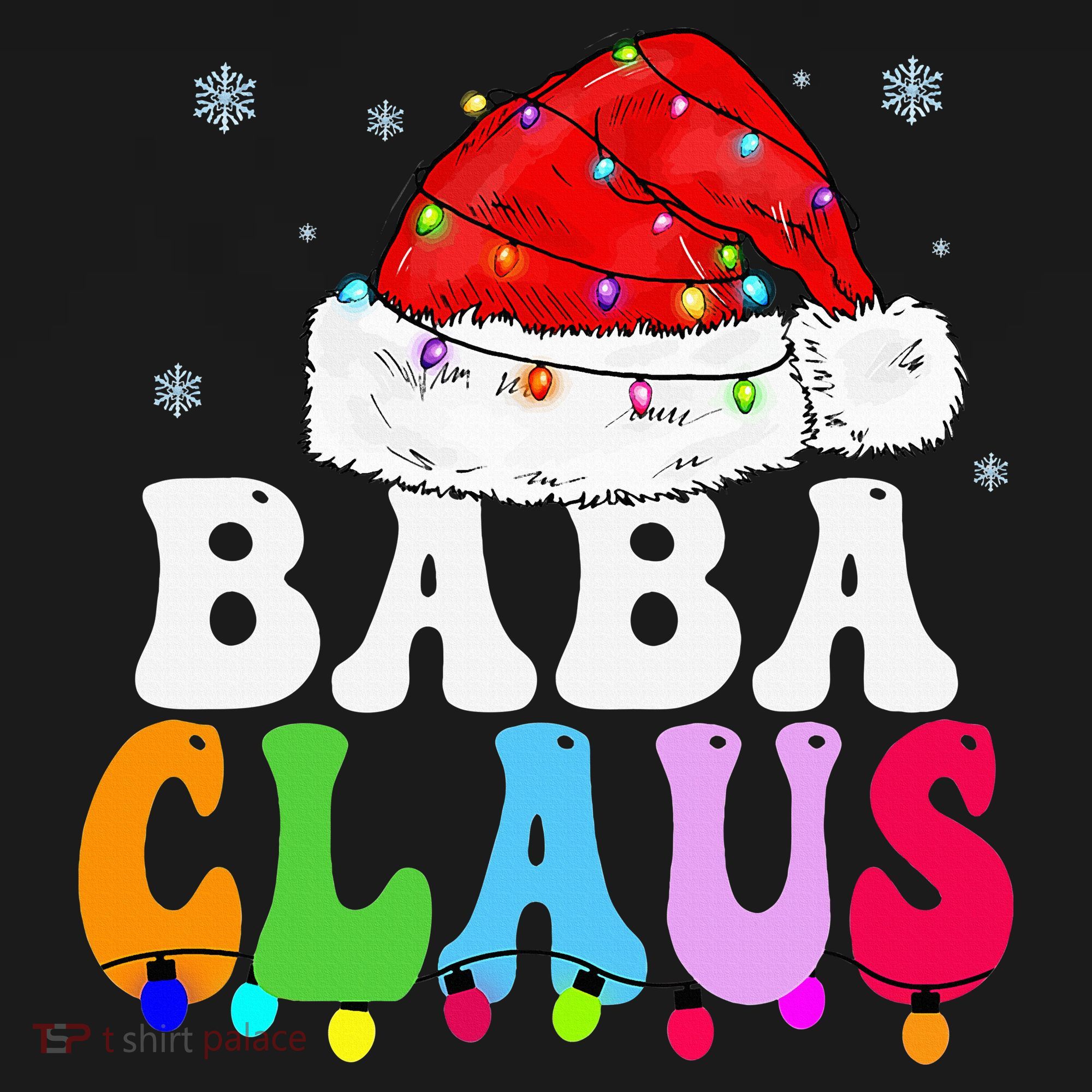 Baba Claus Funny Xmas Family Matching Grandma Christmas Women's Hoodie