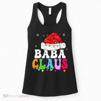Baba Claus Funny Xmas Family Matching Grandma Christmas Women's Tank Top thumb 0