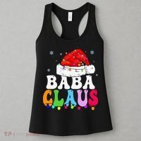 Baba Claus Funny Xmas Family Matching Grandma Christmas Women's Tank Top thumb 3