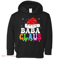 Baba Claus Funny Xmas Family Matching Grandma Christmas Toddler Hoodie thumb 0