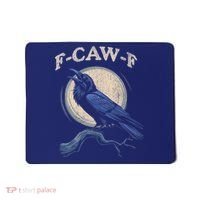Black Crow F-Caw-F Funny Bird Moon Mousepad thumb 0