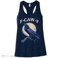 Black Crow F-Caw-F Funny Bird Moon Women's Tank Top thumb 0
