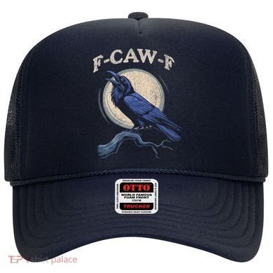 Black Crow F-Caw-F Funny Bird Moon Hat