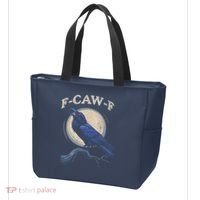 Black Crow F-Caw-F Funny Bird Moon Tote Bag thumb 3