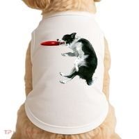 Border Collie Frisbee Graphic Sheepdog Print Gift Doggie Tank thumb 0