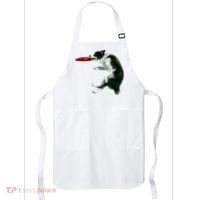 Border Collie Frisbee Graphic Sheepdog Print Gift Apron thumb 0