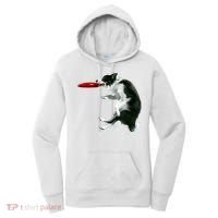 Border Collie Frisbee Graphic Sheepdog Print Gift Women's Hoodie thumb 0