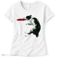 Border Collie Frisbee Graphic Sheepdog Print Gift Women's T-Shirt thumb 0