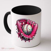 Baseball Cute For Ice Cream Cute Baseball 4 Gift Coffee Mug thumb 0