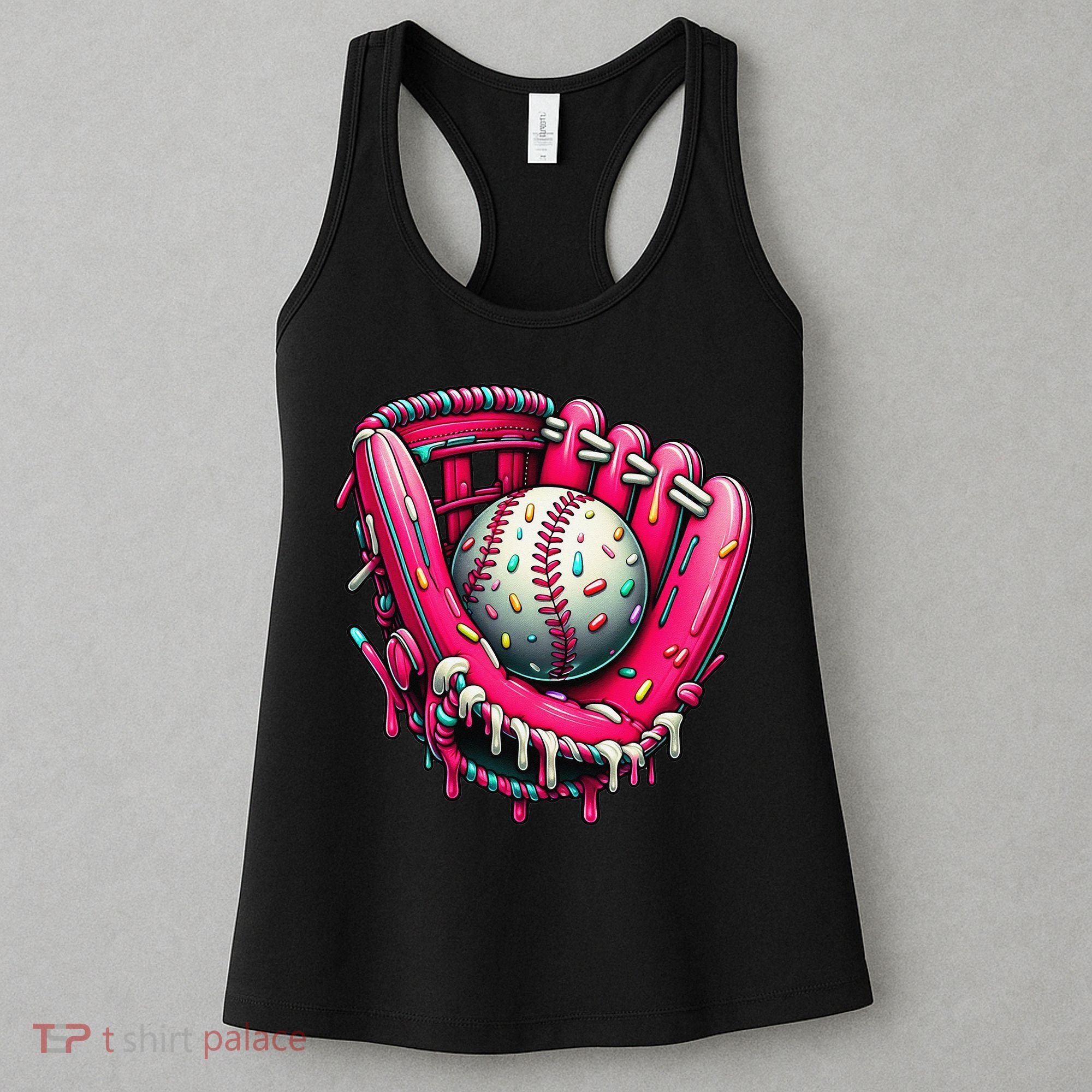 Baseball Cute For Ice Cream Cute Baseball 4 Gift Women's Tank Top