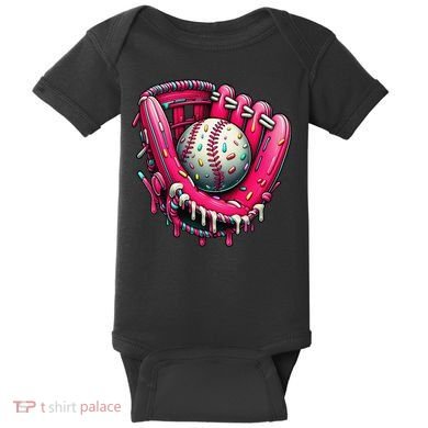Baseball Cute For Ice Cream Cute Baseball 4 Gift Baby Bodysuit