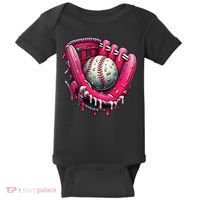 Baseball Cute For Ice Cream Cute Baseball 4 Gift Baby Bodysuit thumb 0