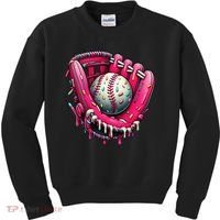 Baseball Cute For Ice Cream Cute Baseball 4 Gift Kids Sweatshirt thumb 0
