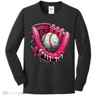 Baseball Cute For Ice Cream Cute Baseball 4 Gift Kids Long Sleeve Shirt thumb 0