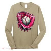 Baseball Cute For Ice Cream Cute Baseball 4 Gift Long Sleeve Shirt thumb 0