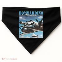 Bombardiro Crocodillo Funny Italian Brainrot Meme Humor Gen USA-Made Doggie Bandana thumb 0