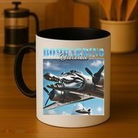 Bombardiro Crocodillo Funny Italian Brainrot Meme Humor Gen Coffee Mug thumb 4