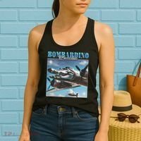Bombardiro Crocodillo Funny Italian Brainrot Meme Humor Gen Women's Tank Top thumb 2