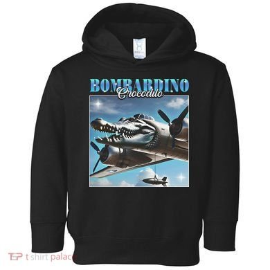 Bombardiro Crocodillo Funny Italian Brainrot Meme Humor Gen Toddler Hoodie