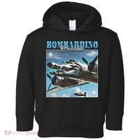 Bombardiro Crocodillo Funny Italian Brainrot Meme Humor Gen Toddler Hoodie thumb 0