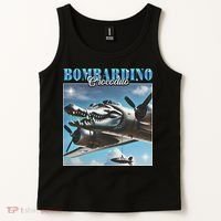 Bombardiro Crocodillo Funny Italian Brainrot Meme Humor Gen Tank Top thumb 2