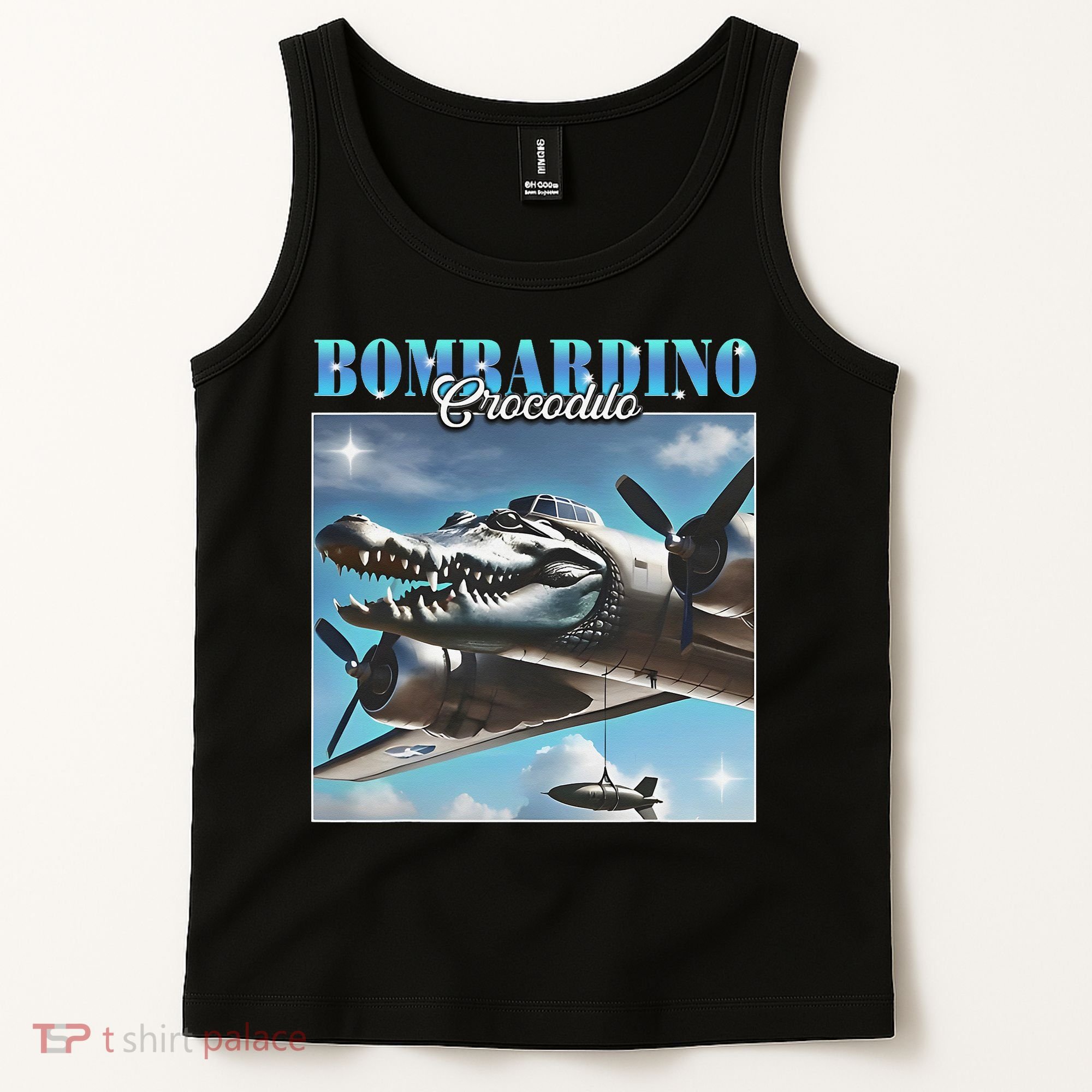 Bombardiro Crocodillo Funny Italian Brainrot Meme Humor Gen Tank Top