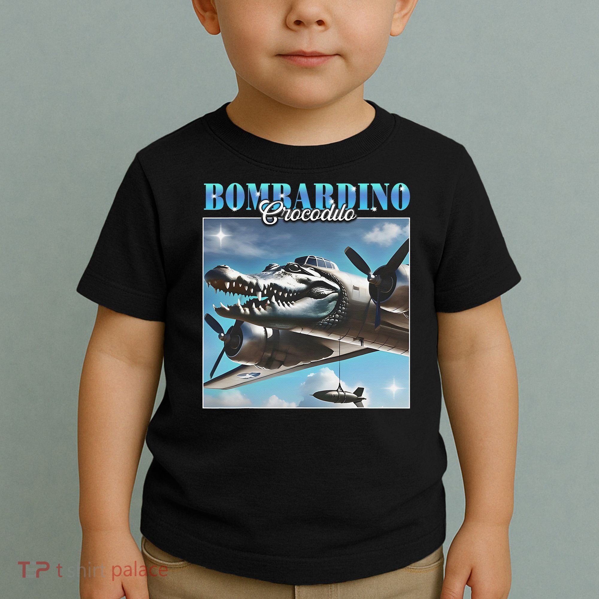 Bombardiro Crocodillo Funny Italian Brainrot Meme Humor Gen Toddler T-Shirt
