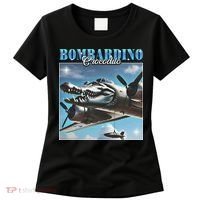 Bombardiro Crocodillo Funny Italian Brainrot Meme Humor Gen Women's T-Shirt thumb 0