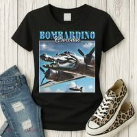 Bombardiro Crocodillo Funny Italian Brainrot Meme Humor Gen Women's T-Shirt thumb 3