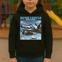 Bombardiro Crocodillo Funny Italian Brainrot Meme Humor Gen Kids Hoodie thumb 3