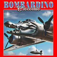 Bombardiro Crocodillo Funny Italian Brainrot Meme Humor Gen Santa Hat thumb 1