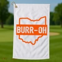 BurrOh, Cincinnati Football Golf Towel thumb 1