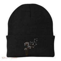 Border Collie Flower Fly Dandelion Funny Dog Beanie thumb 0