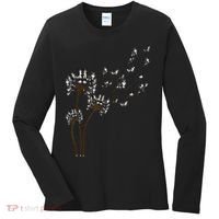 Border Collie Flower Fly Dandelion Funny Dog Women's Long Sleeve Shirt thumb 0